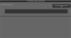 Desktop Screenshot of globeclothings.com